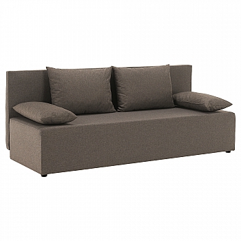 Rozkládací pohovka, hnědá, EUGI