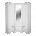 Rohová skříň, alpská bílá, KENTAK SZFN5D