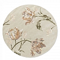 Květinový kruhový koberec Laura Ashley Gosford natural / sage green 81307  - kruh 200 - Brink & Campman