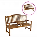 Zahradní lavička se stolkem, akáciové dřevo, TAIMA