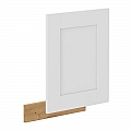 Dvířka na myčku nádobí, bílá/dub artisan, LULA ZM 570x446