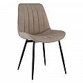 Židle, ekokůže šedohnědá taupe/černá, Hazal