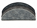 Nášlapy na schody Madrid - Hnědý 28 x 65 cm půlkruh