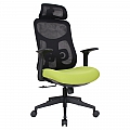 Kancelářské křeslo, zelená/černá, SULIVAN