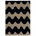 Designový vlněný koberec Marimekko Lokki  černý 133905 Brink & Campman