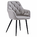 Designové křeslo, šedá Velvet látka, VERIO NEW