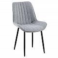 Jídelní židle, světle šedá/černá, ZAJRA