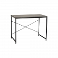 Psací stůl, beton/černá, 90x60 cm, MELLORA