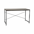 Psací stůl, beton/černá, 120x60 cm, MELLORA