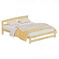 Postel s roštem, přírodní, 160x200, AZRA