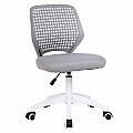Otočná židle, šedá/bílá, SATOZ