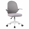 Kancelářské křeslo, šedá/bílá, PASTURA
