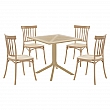 Zahradní stůl, šedohnědá Taupe, DENTON NEW