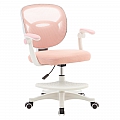 Otočná židle, růžová/bílá, TREXA