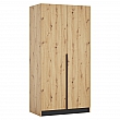 Korpus skříně 100, věšákový, dub artisan, KREO
