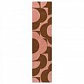 Moderní kusový běhoun Orla Kiely Prism Flower pink-terracota 158002 Brink & Campman