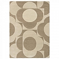 Moderní kusový koberec Orla Kiely Prism Flower mushroom-ecru 158009 Brink & Campman