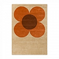 Moderní koberec Orla Kiely Flower Placemen pumpkin-ecru 158203  - Brink & Campman