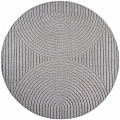Kusový koberec Nova 1201 silver kruh