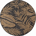 Kusový koberec Mira 1451 black kruh