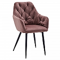 Designové křeslo, tmavě růžová Velvet látka, VERIO NEW